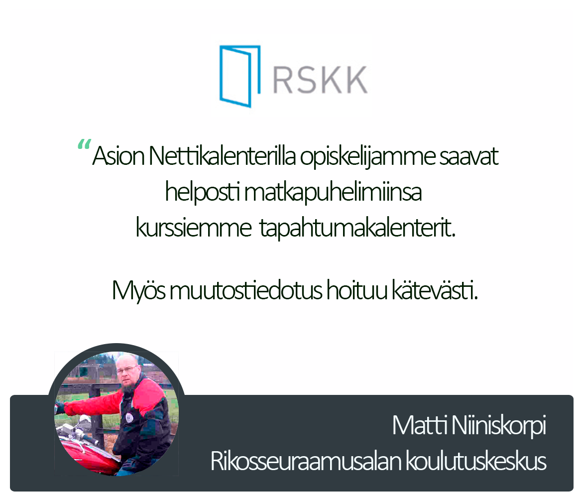 Rikosseuraamusalan koulutuskeskuksen sitaatti